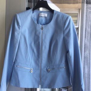 Calvin Klein pale blue blazer